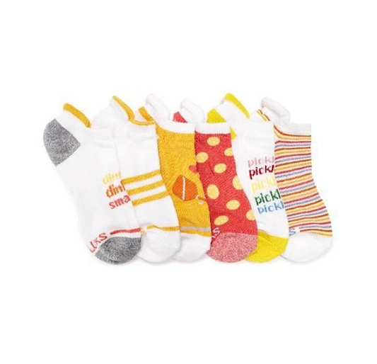 Muk Luks Retro Pickleball Socks - 6 pairs